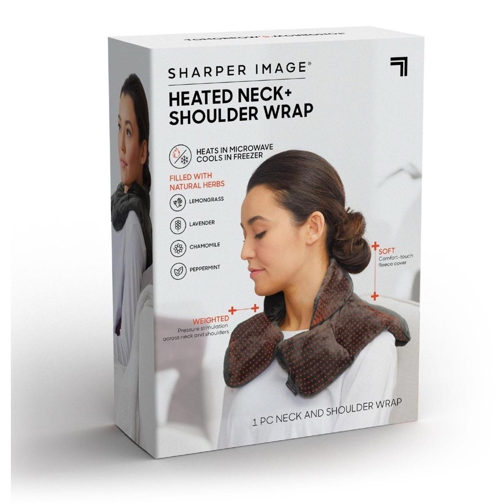 Sharper Image Heated Neck Shoulder Wrap